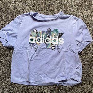 NWOT Adidas x Zoe Saldana Collection Crop Tee S